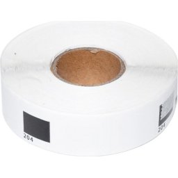 Makki съвместими етикети Brother DK-11204 ROLL ONLY - Multi Purpose Labels, 17mmx54mm, 400 labels per roll, Black on White - MK-