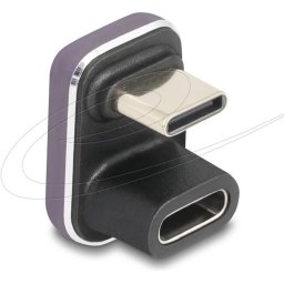 Адаптер Delock USB-C мъжко към женско USB-C 40 Gbps, 240W U-образен