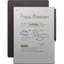 Таблет reMarkable Paper Pro 11.8", с включен стилус Marker Plus, Калъф Book Folio сив