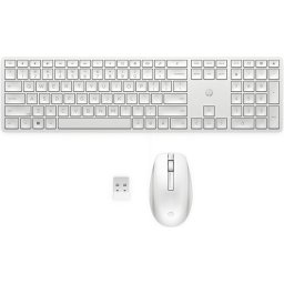 HP 655 White Wireless Keyboard and Mouse Combo