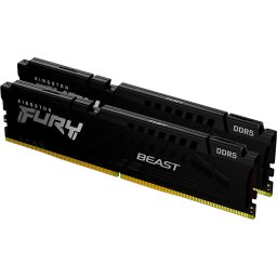 Kingston 64GB 5600MT/s DDR5 CL36 DIMM (Kit of 2) FURY Beast Black