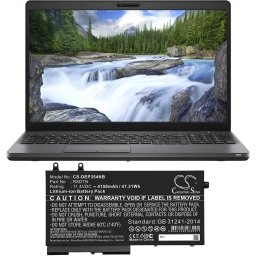 Батерия за лаптоп DELL Inspiron 7506, LATITUDE 5400, Precision M3540 49HG8 LiIon 11,4V 4100mAh CAMERON SINO