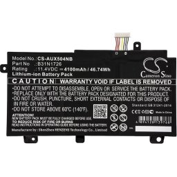 Батерия за лаптоп ASUS FX504, TUF Gaming A15 FA506IC-HN075W, TUF Gaming FX505DD-AB71-CA, B31BN91 LiPo 11.4V 4100mAh CAMERON SIN