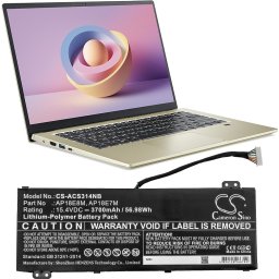 Батерия за лаптоп ACER ASPIRE NITRO 5 AN517-51-57NL, Nitro 7 AN715-51-58X1, Predator Helios 300 AP18E7M LiPo 15,4V 3700mAh CAM