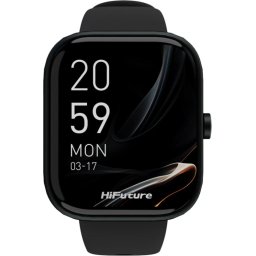 Часовник HiFuture Lume Black, 1.85 " IPS, Powered by Dual Core, Aerospace-Grade Ultra Light Aluminum Frame, Bluetooth Call, 3D U