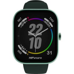 Часовник HiFuture Lume Dark Green, 1.85 " IPS, Powered by Dual Core, Aerospace-Grade Ultra Light Aluminum Frame, Bluetooth Call,