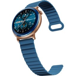 Часовник HiFuture Aurora Blue, 1.43" AMOLED, 466*466, Powered by Dual Core & Syntra AI, Bluetooth Call, IP68 Waterproof, 24/7