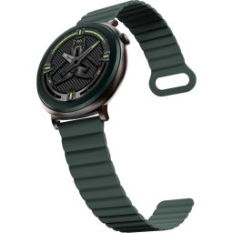 Часовник HiFuture Aurora Dark Green, 1.43" AMOLED, 466*466, Powered by Dual Core & Syntra AI, Bluetooth Call, IP68 Waterproof,