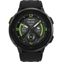 Часовник HiFuture MIX3 Black, 1.43" AMOLED, 466*466, Powered by Dual Core & Syntra AI, Bluetooth Call, 3ATM Waterproof, Compass