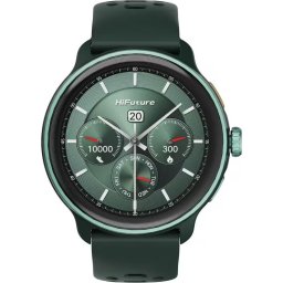 Часовник HiFuture Vela Dark Green, 1.43" AMOLED, GPS +Compass + Altimeter, 466*466, Support Local Music(100M Space), Support AI