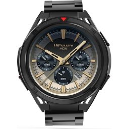 Часовник HiFuture Active Black Red, *1.43" AMOLED, Dual Band GPS +Compass + Altimeter 466*466, Powered by Dual Core & Syntra AI