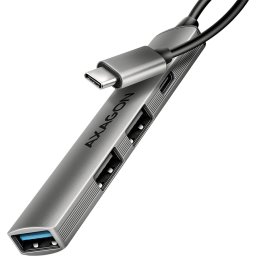 HUE-STC ALU STRIP USB-C 4 port hub