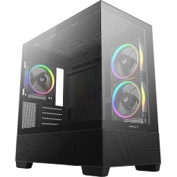 Кутия DeepCool CG380 3F - 3 ARGB Fans, USB-C, mATX