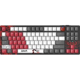А4tech Геймърска безжична клавиатура Bloody Naraka S87 TKL Backlit Red Switch