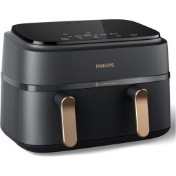 PHILIPS Airfryer Series 3000 Dual basket 8 Preset Menus