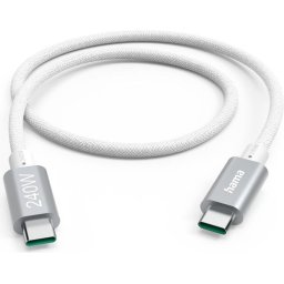 HAMA Кабел за зареждане, USB-C - USB-C, 240 W, USB 3.2 Gen1, 5Gbit/s