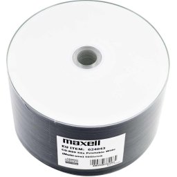 CD-R80 MAXELL 25 pk PRINTABLE 52 speed cake box