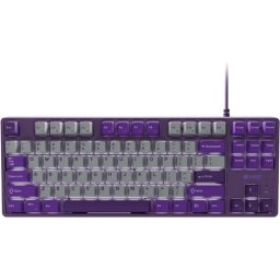 Клавиатура Fury Gaming Keyboard Kanabo K2, US layout, White backlight, Mechanical, Grey-Violet