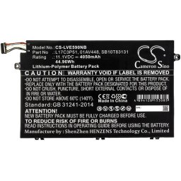 Батерия за лаптоп LENOVO ThinkPad E14, ThinkPad E15, ThinkPad E480, ThinkPad E580 L17C3P51 LiPo 11.1V 4050 mAh CAMERON SINO