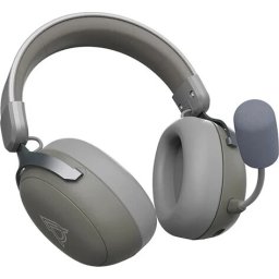 Ajazz безжични геймърски слушалки Wireless Gaming Headphones - AHM08 MAX Gray, White - Bluetooth , 2.4G
