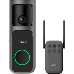 Imou 4MP Wi-Fi Doorbell 3 Kit, QHD, 5000mAh rechargable battery, 180 wide-angle view, night vision 5m, Mic and Speaker, 8x Digit