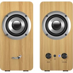 Genius тонколони Speakers 2.0 - SP-HF400 - 10W RMS, Pine Wood