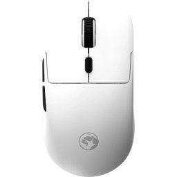 Marvo безжична геймърска мишка Wireless Gaming Mouse Niro 50 G912W White - Bluetooth 5.3, 2.4G, 12000dpi
