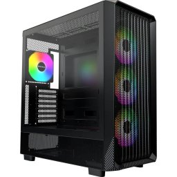 Кутия Montech X5 (B) - 4 A-RGB fans, USB-C