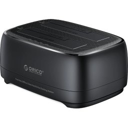 Orico докинг станция Storage - HDD/SSD Dock - 2 BAY Offline Clone 2.5/3.5 USB-C/USB-A - DD28C3-C