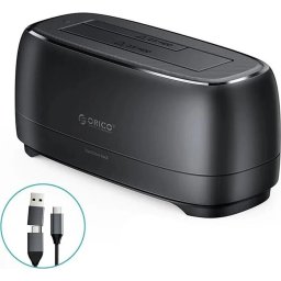 докинг станция Orico Storage - HDD/SSD Dock - 2.5/3.5" USB-C/A