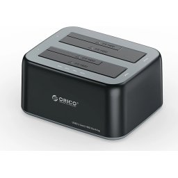 Orico докинг станция Storage - HDD/SSD Dock - 2 BAY 2.5/3.5 USB-C/USB-A - 6829C3-V1