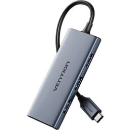 Vention докинг станция Docking Station Type-C - TOOHB - HDMI x 1, USB3.0 x 3, SD/TF