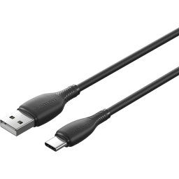 Vention Кабел USB 2.0 A Male to C Male 3A 0.25M Black - CTWBC