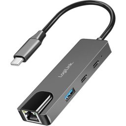 LogiLink USB-C to 2.5G Gigabit Ethernet adapter + Hub
