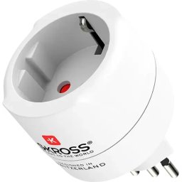 Skross универсален адаптер World to CH+IT+ Brasil, USB