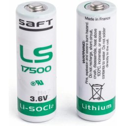 Литиево тионил хлоридна батерия 3,6V 3,4Ah A LS17500/STD/с пъпка/ SAFT