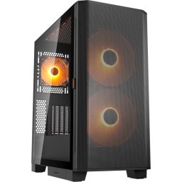 COUGAR AIRFACE FLO RGB PC Case, Mid Tower, Black