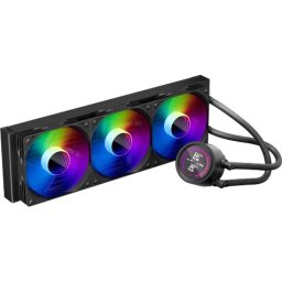 1stPlayer водно охлаждане Water Cooling 360mm - Thunderstorm TS4 360 Black - Digital Display, aRGB