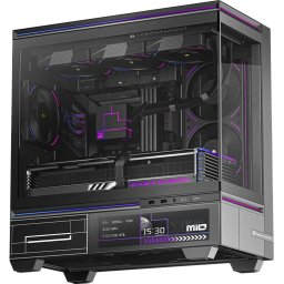 Кутия Thermalright TL-M10 Vision Black - 4x 120 mm ARGB, 9.16" LCD