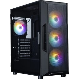Kутия Zalman I3 NEO V2 Black - RGB, Mesh