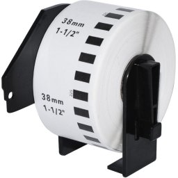 Съвместими етикети Brother DK-22225 - White Continuous Length Paper Tape 38mm