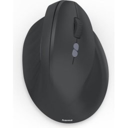 HAMA Безжична ергономична мишка „EWM-500R“, оптична, 7 бутона, черна