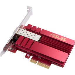 Адаптер Asus PCIe Adapter, XG-C100F, 10GBase-T PCIe SPF+ port for Optical Fiber Transmission and DAC cable, Built-in QoS technol