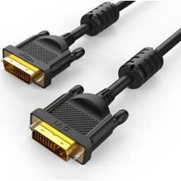 VCom кабел DVI 24+1 Dual Link M / M +2 Ferrites - CG442GD-3m