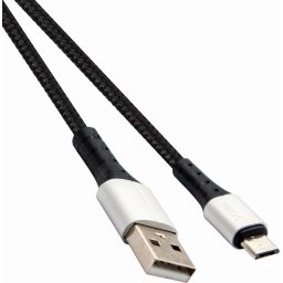 VCom Кабел USB 2.0 AM / Micro USB M 2A Charging, 1m - CU278M