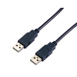 VCom Кабел USB 2.0 AM / AM Black - CU203-B-2m