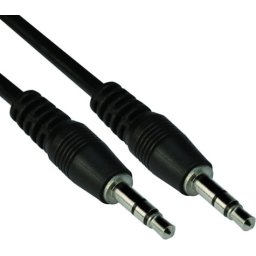VCom Аудио Кабел 3.5mm Stereo M / M - CV201-1.8m