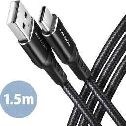 AXAGON HQ USB-C USB-A cable 1.5 m