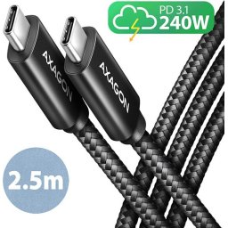 AXAGON CHARGE USB-C USB-C cable 2.5 m