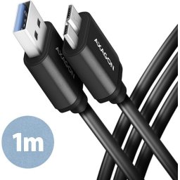 AXAGON SPEED Micro-B USB USB-A cable 1 m